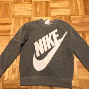 Nike Gray and White Crewneck Sweatshirt​​​